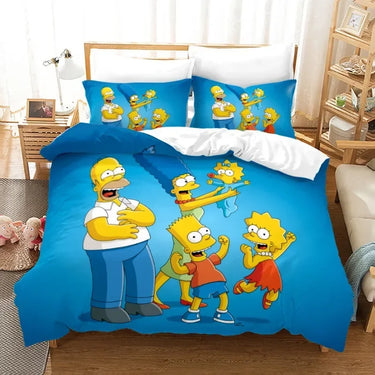 Housse de Couette Les Simpsons Famille